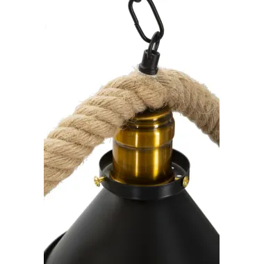 Lampa wisząca CUP/ROPE 3-punktowa 84x20x88 cm
